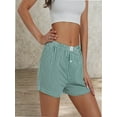 thumbnail image 5 of Boxer Shorts for Women Trendy Summer Low Rise Lounge Shorts Pajama Shorts Preppy Clothes, 5 of 6