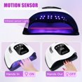 thumbnail image 3 of Lámpara de uñas UV LED Wisdompark, 320 W, secador de uñas para esmalte en gel, 3 of 7