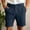 Navy, variant on Bzhegqhd Men's Casual Dress Shorts,Knee-Length Pleated Flat Front Shorts with Button & Zipper Closure, Solid Color Breathable Summer office or Weekend Wear