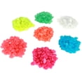 thumbnail image 1 of 700 Uds. Piedra brillante coloridas piedras luminosas fluorescentes decoración de pasarela de camino de jardín, 1 of 8