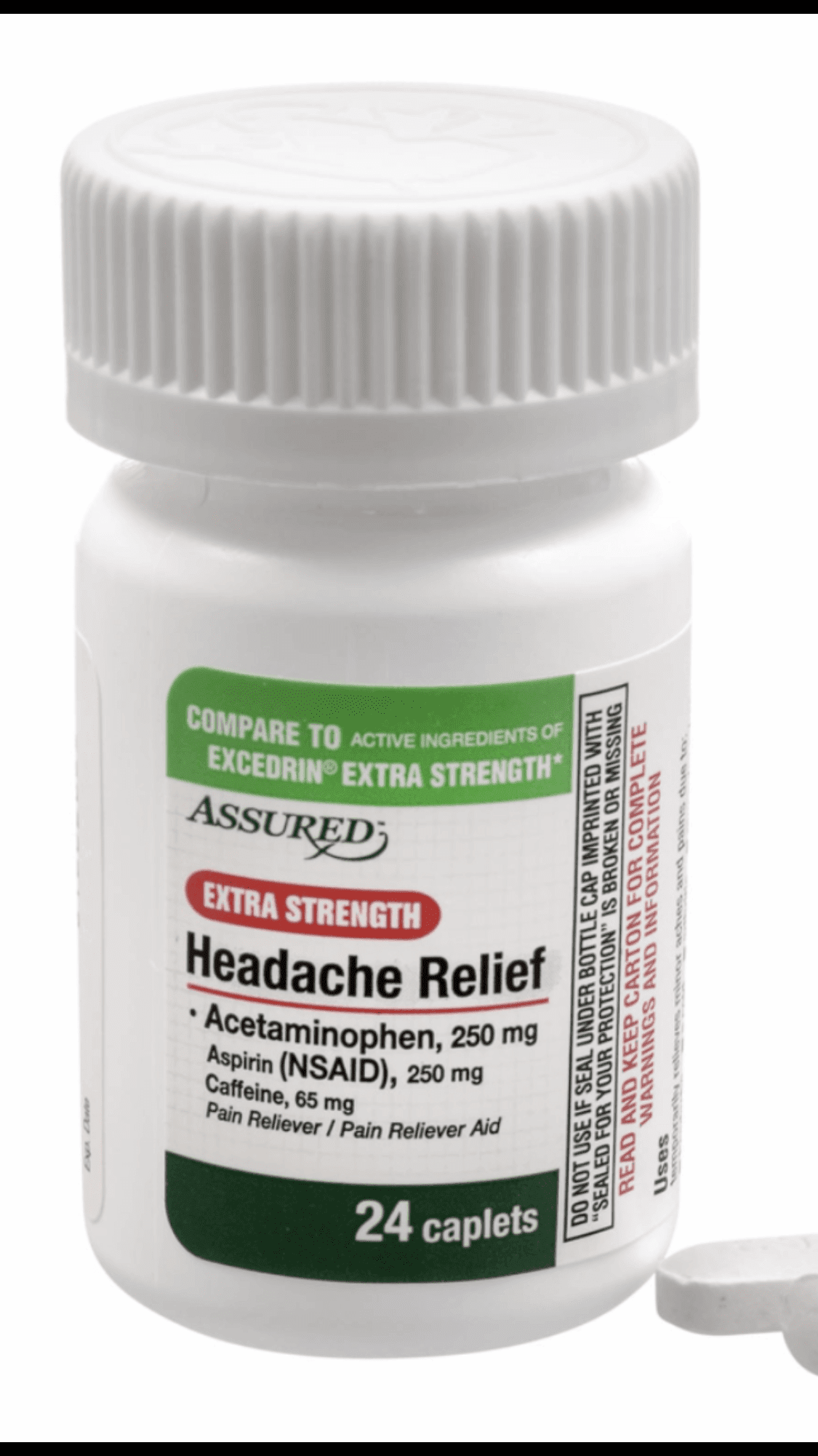 Extra Strength Headache Relief Tablets, 24ct. Bottles