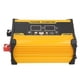 thumbnail image 3 of Inversor de onda sinusoidal modificada Inversor de corriente para automóvil de 300 W Convertidor de CC de 12 V a 220 V CA con pantalla de voltaje USB dual Amarillo, 3 of 5