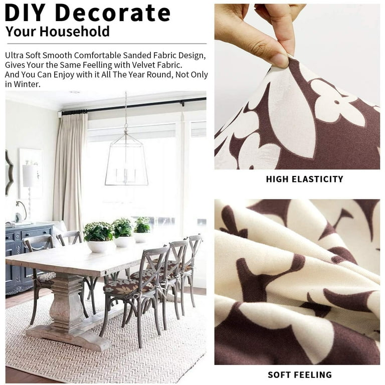Fabric Diy Dining Room Chair Covers Chair Protector Tablecloth And