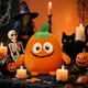 thumbnail image 4 of Peluche De Calabaza De Dibujos Animados, Animal De Peluche, Almohada Abrazable Para Niños Pequeños, Cumpleaños, Halloween, 4 of 6