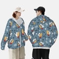 thumbnail image 4 of Balery Surf Shark Sudadera ligera de manga larga con capucha y protección solar UPF 50+ para hombre y mujer, ideal para pesca y running-Large, 4 of 7