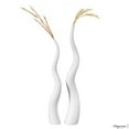 thumbnail image 3 of Uniquewise 51" Tall Animal Horn Shape Floor Vase: Elegant Ceramic White Accent for Entryway, Dining, or Living Room Decor - Distinctive Antler Design, Adding Nature-Inspired Charm to Your Home, 3 of 8
