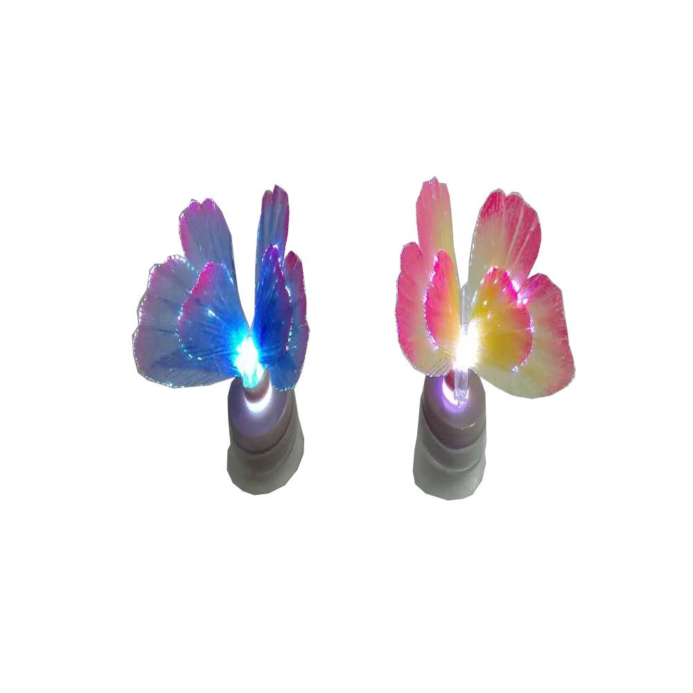 Lightahead® LED Fiber Optic Butterfly (SET OF 2) with suction cup