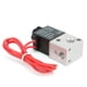thumbnail image 4 of Daboolka Válvula solenoide de acción directa Agua Aire Aceite Válvula de cuerpo de aleación de aluminio de 2 posiciones y 3 vías G1/8 pulgadas (AC220V), 4 of 8