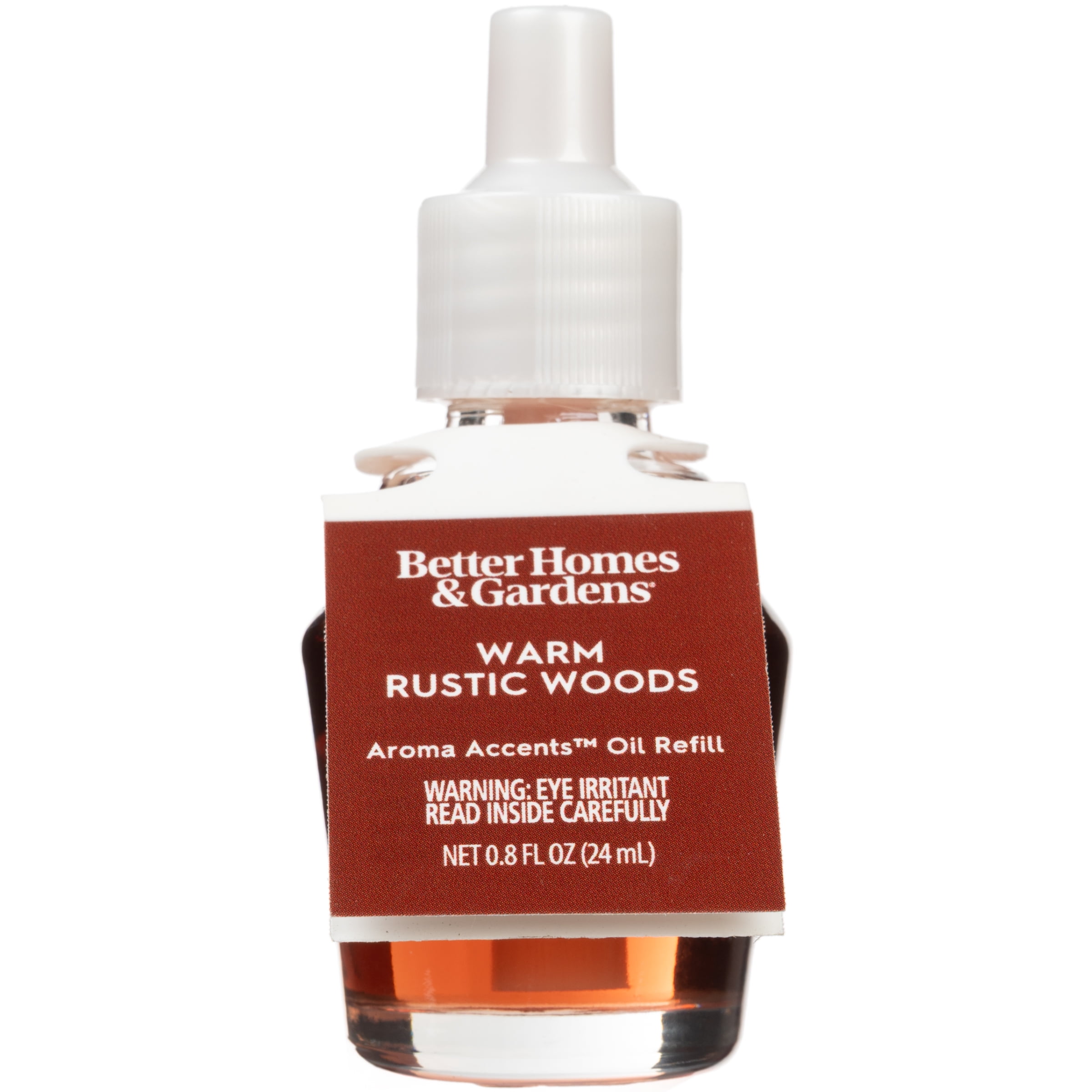 (2 pack) Better Homes & Gardens Aroma Accents Oil Refill 24 mL, Warm Rustic Woods