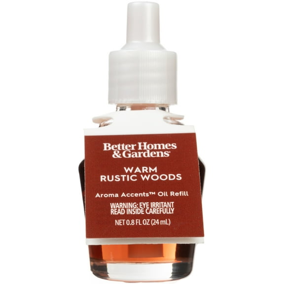Better Homes & Gardens Aroma Accents Oil Refill 24 mL, Warm Rustic Woods