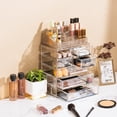 thumbnail image 3 of Sorbus 2-Piece 7-Drawer Vanity Organizer in Gold Glitter, 3 of 7