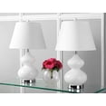 thumbnail image 3 of Safavieh Eva Double Gourde en Verre Blanc (Lot de 2), 3 of 5