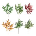 thumbnail image 6 of FNNMNNR Large Size 1pc Artificial Bamboo Leaves Branch For Home Shop Decoration Faux Greenery Stem Fake Plant, 6 of 11
