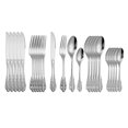 thumbnail image 1 of 24 piezas Juego de vajilla de acero inoxidable Cubiertos de cocina, 1 of 7