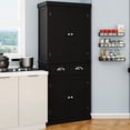 thumbnail image 2 of 71" Storage Cabinet with Drawer and 4 Doors | For Dining Room Use, Easy Assembly, 2 of 7