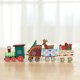 thumbnail image 2 of Adorno de tren navideño de madera Decoración navideña Regalo de Papá Noel Juguetes Manualidades Mesa Deco Navidad Navidad 2021 Año Nuevo, 2 of 5
