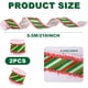 thumbnail image 2 of CHAO Rollos de Cinta de Navidad con Alambre, 6,3 cm de Ancho 11 m, Cintas de Navidad para Bricolaje Cinta de Poliéster para Árbol de Navidad Bordes Ventisqueros Cintas de Navidad Rojas, Verdes y Blanc, 2 of 5