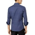 thumbnail image 2 of Ryan Seacrest Mens Woven Button Up Shirt, Blue, XX-Large, 2 of 2
