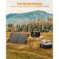 GRECELL 1000W Portable Power Station With 2x 200W Solar Panels, 999Wh Backup Lithium Battery, Pure Sine Wave AC Outlet, 60W PD Quick Charge Solar Generator Set for Outdoor Emergency Camping Travel
