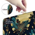 thumbnail image 6 of FORMRS Acrylic Clipboard with Low Profile Clip Standard A4 Letter Size, 12.5" x 9", Gold Peacock Pattern, 6 of 8