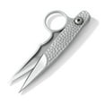thumbnail image 1 of Spring Scissors Small Thread Nipper With Red Rubber For Sewing Tailoring Household Industrial Use Stainless Steel Sharp Blades, 1 of 8
