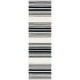 thumbnail image 3 of SAFAVIEH Metro Cletus Striped Area Rug, Ivory/Black, 3' x 5', 3 of 8