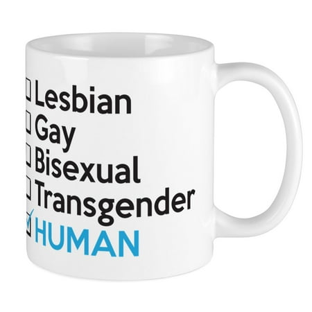

CafePress - I m Human Gay Pride Mug - Ceramic Coffee Tea Novelty Mug Cup 11 oz