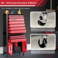 thumbnail image 3 of LARBANKE 10-Drawer Rolling Tool Chest with Countertop, 2-in-1 Heavy Duty Metal Mechanic Cabinet, 3 of 7