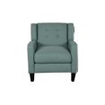 thumbnail image 3 of Topline Home Furnishings Chaise d'appoint sarcelle, 3 of 3