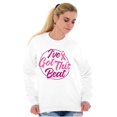 thumbnail image 4 of Breast Cancer I've Got This Beat Women Plus Size Crewneck Sweatshirt Brisco Brands 2X, 4 of 5