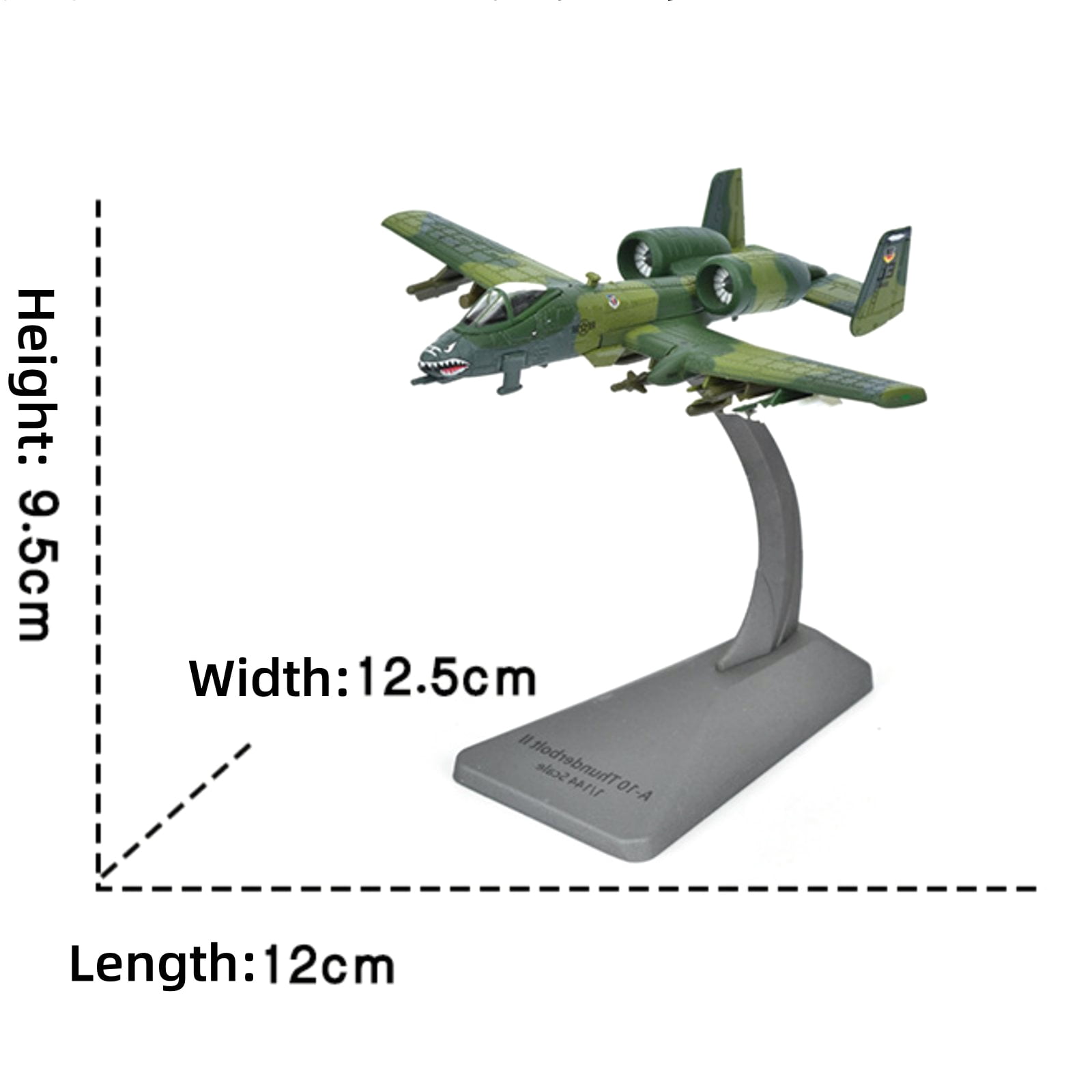 A-10 Fighter Model Airplane for Gift Giving Precisely Crafted 1:144 Scale Alloy Replica for Special Occasions