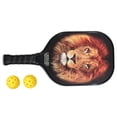 thumbnail image 3 of Advancent Raqueta de tenis LEIJIAER para adultos de fibra de carbono para deportes al aire libre raqueta de paddle elástica portátil recreativa Tenis 061, 3 of 6