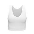 thumbnail image 5 of Women's Sexy V Neck Sleeveless Crop Top Slim Fit Sport Tank Top Camisole, 5 of 6