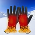 thumbnail image 5 of USB Heated Gloves for Men and Women, Rechargeable Battery Heated Winter Gloves with Touchscreen, 3 Heat Settings, Cold Weather Outdoor Gloves for Skiing, Snowboarding, Hunting, and Work, 5 of 7