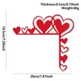 thumbnail image 3 of Decoraciones para el Día de San Valentín, decoración de esquinas de puertas para fiestas temáticas de San Valentín, decoración de marcos de puertas, pegatinas de pared para escaparates, colgantes para, 3 of 3