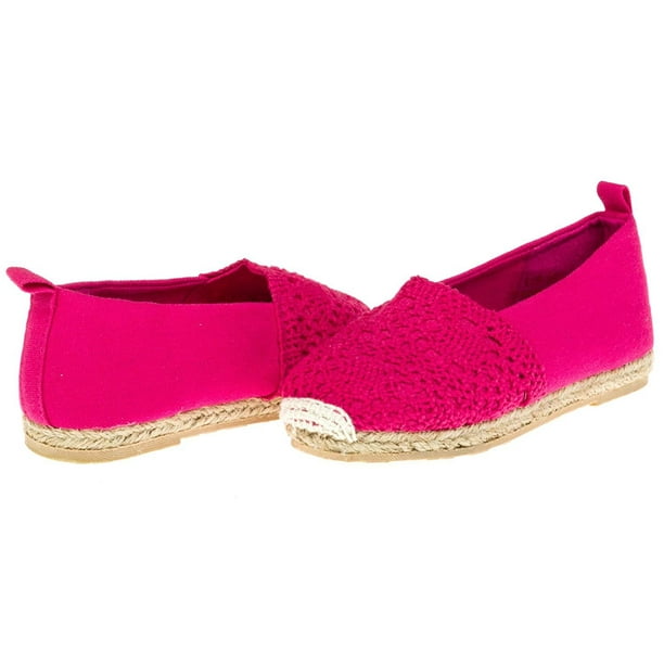 Chatties Chatties Toddler Crochet &amp; Canvas Espadrilles