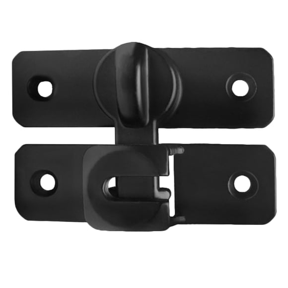 SKISUNO Deslizante De Aleación Aluminio Negro Para Puertas Interiores Y Exteriores Seguras