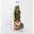 thumbnail image 4 of Our Lady of Guadalupe with Juan Diego Statue | Virgen de Guadalupe con Juan Diego | 8, 12 inches | High-Quality Resin Craft (Sx8"inches), 4 of 6