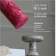 thumbnail image 3 of Velas Decorativas MOZEAL Pilar de Cristal Rojas Juego de 3, 3 of 5