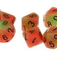 thumbnail image 4 of segolike Tabletop Game 10pcs Dice D10 Luminous 1.6cm Multi Dice Set Orange+Green, 4 of 9