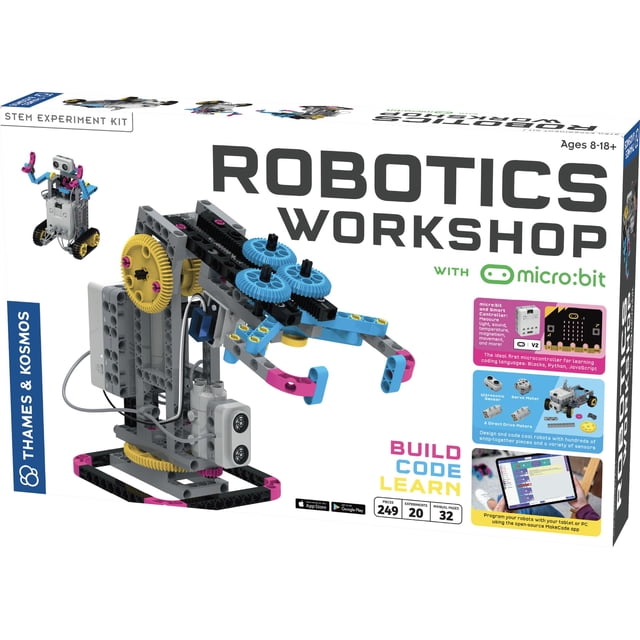 Taller de robótica Thames & Kosmos con kit Micro:Bit STEM