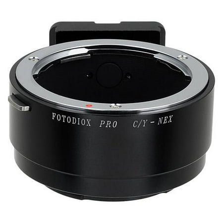 Fotodiox Pro Lens Mount Adapter - Contax/Yashica (CY) SLR Lens to Sony Alpha E-Mount Mirrorless Camera (Best Contax Yashica Lenses)
