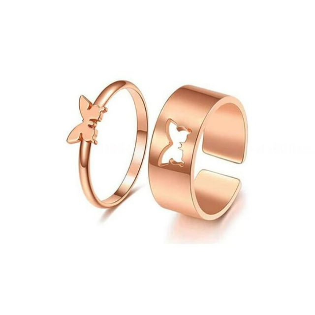 Couple Rings Friendship Promise Ring