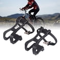 thumbnail image 3 of FRCOLOR 2 Pairs Nylon Cycling Road Mountain Bike Pedal Toe Clip Strap Belts(Black), 3 of 8