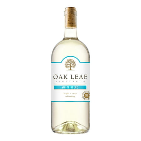 Oak Leaf Vineyards Blend, White Wine, 1.5 L Bottle, 13.0% ABV