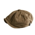 thumbnail image 1 of WEIYLL Berets For Women Men Same Style British Retro Solid Color Painter Octagonal Casual Daily Sun Cap, 1 of 3