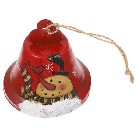 

1pc Xmas Iron Art Bell Pendant Home Wall Hanging Decor Xmas Bell Pendant