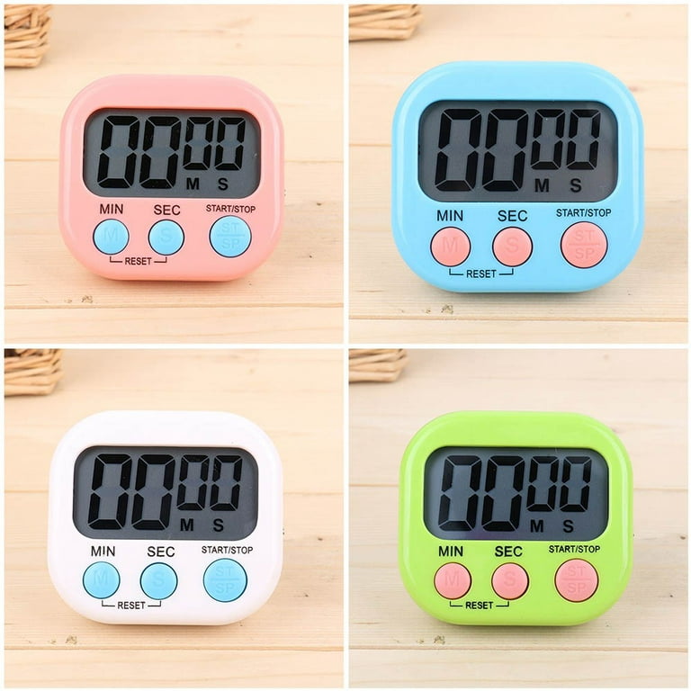 Digital Kitchen Timer Magnetic Cooking LCD Large Count Down Clear Loud  Alarm Egg