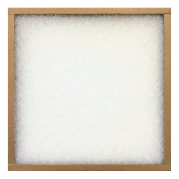 Percisionaire Ez Flow II Front Panel Filter MERV 4 - 16x16x1, 12-Pack - Air Filter Replacement for HVAC Systems