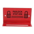 thumbnail image 4 of Gupbes Safety Rack Management Station Alloy Steel Wall Mounted Red For 5‑8 Locks,Lockout Storage,Tagout Rack, 4 of 8